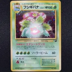 ら*ー様 ポケモンカード　旧裏　フシギバナ　イントロパック　全面ホロ　渦巻きホロ