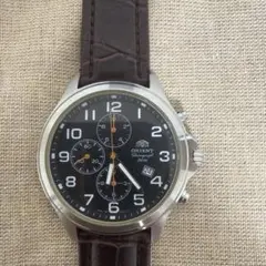 ORIENT オリエント 自動巻き オープンハート 裏スケルトン ブラック 