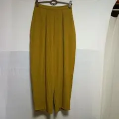 select mocaセレクトモカ　リネンリラックスパンツ　マスタード