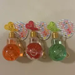【未使用、タグ付き】電球ジュース　オイルチャーム　3個セット