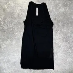 23FW Rick Owens FOG tank top XS 黒　ノースリーブのサムネイル