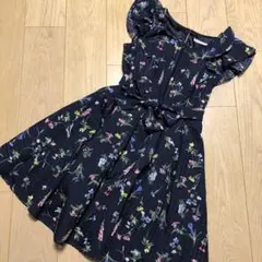 ウィルセレクション　ネイビー花柄ワンピース