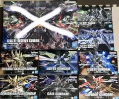 SEED FREEDOM セット デスティニー＋ゼウスシルエット、RGアカツキ有