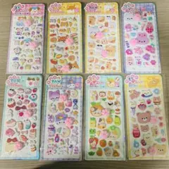 【NEW】どうぶつにくきゅうシール　8枚セット