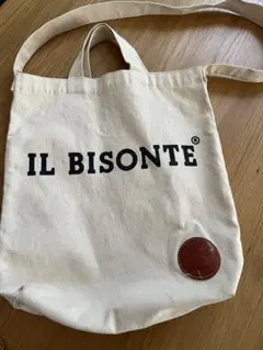 IL BISONTE トートバッグ ナチュラル キャンバス