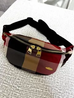 バーバリーブルーレーベル チェック柄 ボディバッグ ウエストポーチ ユニセックス 2026年最新】BLUE LABEL CRESTBRIDGE レディース ボディバッグ