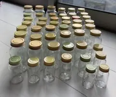 ガラス製空き瓶 50個