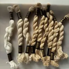 刺繍糸 9本セット ホワイト系 COSMO DMC