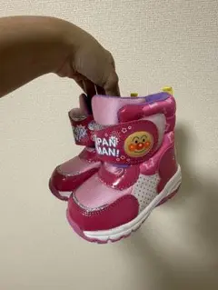 アンパンマン ピンク スノーブーツ