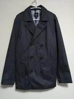 00s OLD GAP グレー トレンチ ジャケット Sサイズ