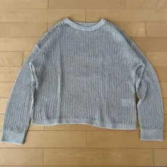 ユニクロ　シアーニットセーター　レディースM