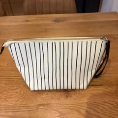 MARNI ホワイト ブラック ストライプ ポーチのサムネイル