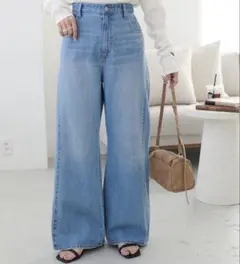 yuyukekelife監修/理想を叶える欲張りライトオンスデニムワイドパンツ