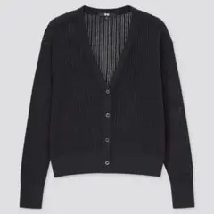 UNIQLO ハイツイストコットンショートカーディガン（長袖）