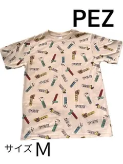 PEZ 総柄 Tシャツ 半袖 Ｍサイズのサムネイル