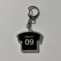 SEVENTEEN ミンギュ ユニフォーム風キーホルダー