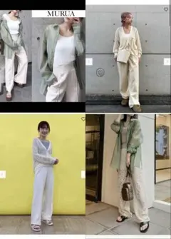 【まとめ売り】シアーシャツ＆カーディガン 日焼け防止のサムネイル