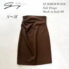 美品✨イタリア製 GENNY ジェニー サマーウール タイトスカート S~Mのサムネイル