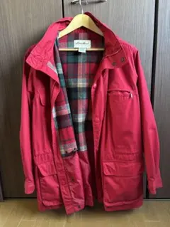 Eddie Bauer マウンテンパーカー レッド チェック裏地