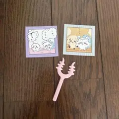 ちいかわ　わっふれーむ３　シール　2点セット