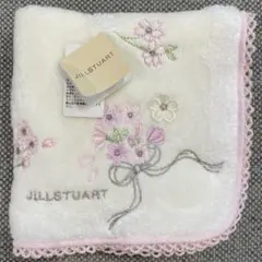 新品タグ付き ジルスチュアート 桜 お花 可愛い タオルハンカチ