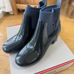 HUNTER REFINED MID HEEL GLOSS 24.5 UK6