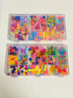 X103 2個セット カワダ キャンディービーズ バラエティビーズセット