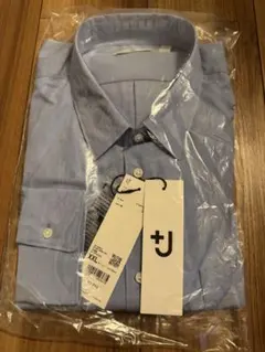 新品未開封 UNIQLO +J ブロードシャツ/ 62 BLUE メンズ XXL