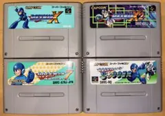 ロックマン4本セット　スーパーファミコン