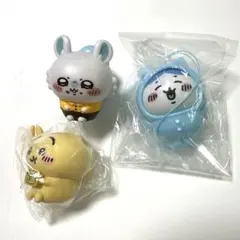 ちいかわ × ココス　ソフビ　モモンガ　きがえパジャママスコット ハチワレ