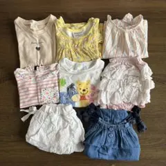 ベビー服 まとめ売り 60〜80サイズ 女の子　夏のサムネイル
