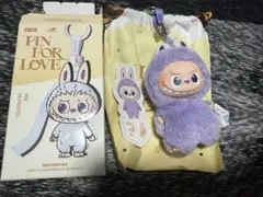 Labubu アルファベット【?】ラブブ ぬいぐるみ ペンダント popmart