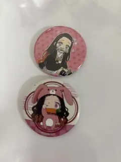 鬼滅の刃 竈門禰豆子 缶バッジ パジャマ　原作