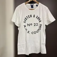 【SCOTCH&SODA】プリントTシャツ 白 L