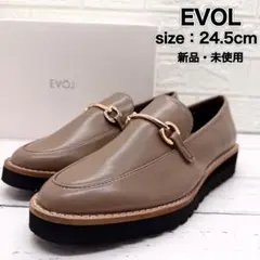新品・未使用品✨　EVOL　コバビットローファー　メリージェーン　24.5cmのサムネイル