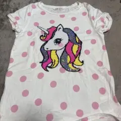 H&M キッズ　Tシャツ　スパンコール