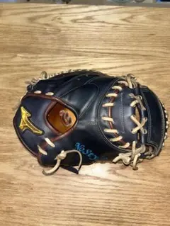 ミズノプロ軟式グローブ 炭谷モデル　ネイビー