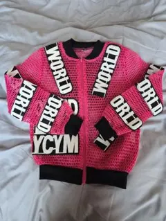 美品 ダンス 衣装 ブルゾン 120cm メッシュ