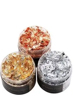 金箔3色セット  レジン ヘアアクセサリー 金箔ヘア