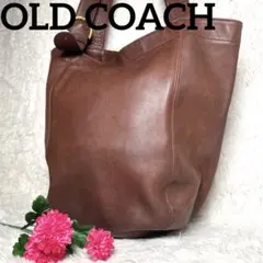 OLD COACH オールドコーチ ショルダーバッグ 肩掛け ブラウン バケツ形