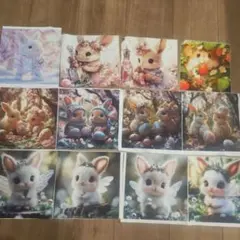 兎とハムスター12パネルまとめ売り バラ売り可能