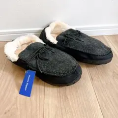 新品タグ付き⭐️29.5cm ルームシューズ メンズ モカシン 防寒 スリッパ