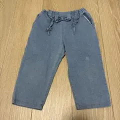 アプレレクール　リボン付き7部丈パンツ キッズ110cmのサムネイル