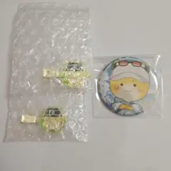 カラフルピーチシヴァさん　メタルヘアクリップ 東京ドームシティ缶バッジセット