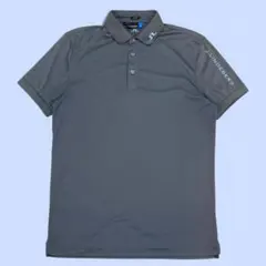 J.LINDEBERG ジェイリンドバーグ 半袖 ポロシャツ M グレー ゴルフ