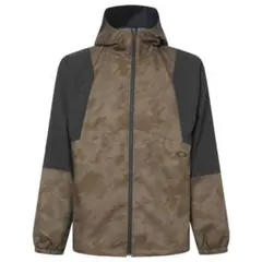 【OAKLEY／オークリー】軽量 撥水 防風 UVCUT 裏メッシュジャケットL