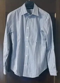 Ralph Lauren ブルーストライプ 長袖シャツ 3f