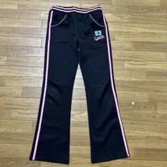 女の子ジャージ長ズボン150センチ黒ピンク