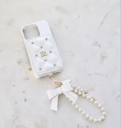 rosemuse ロゼミューズ iPhone15 アイボリー スマホケースのサムネイル