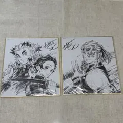 鬼滅の刃 無限列車編 遊郭編 Blu-ray/DVD 特典色紙